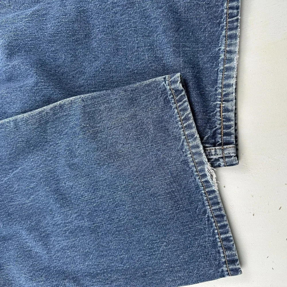 VTG Y2K Levi's 569 Loose Straight Jeans Men 38x32 Blue Baggy Medium Wash Skater